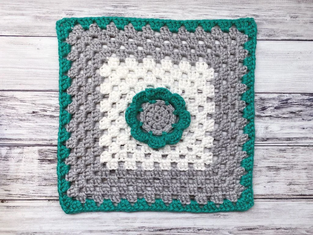 floral granny square
