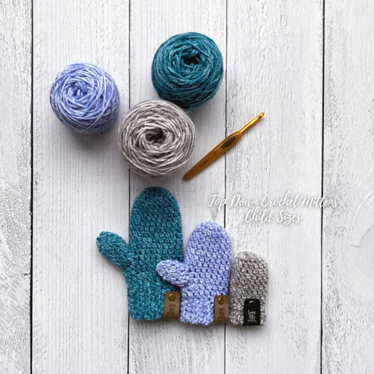 Easy Crochet Mittens (Free Crochet Pattern)
