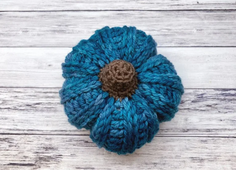 Ribbed Crochet Pumpkin Pattern