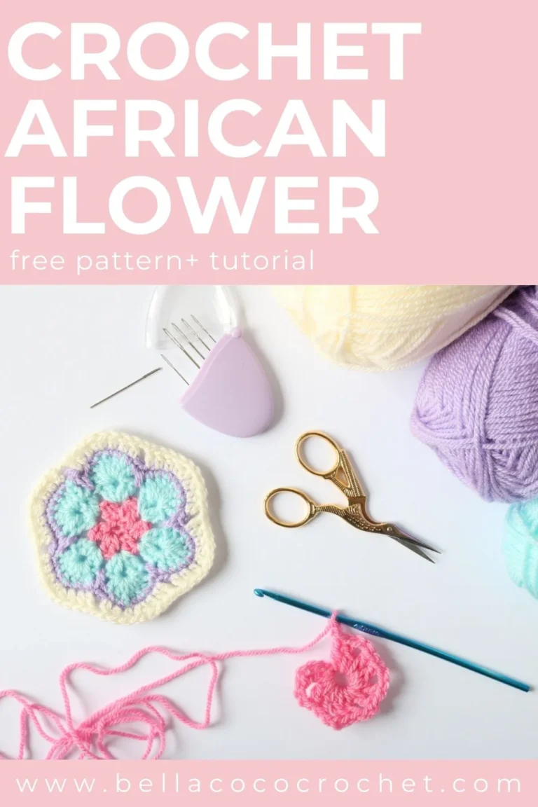 How to Crochet the African Flower: FREE Crochet Pattern