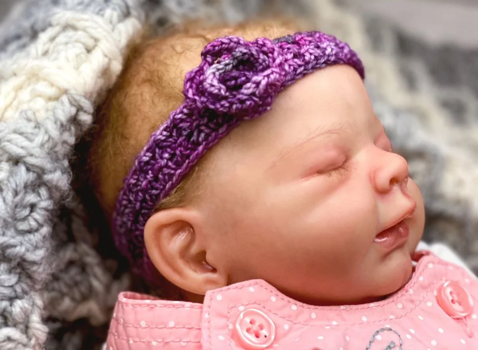 baby crochet headband