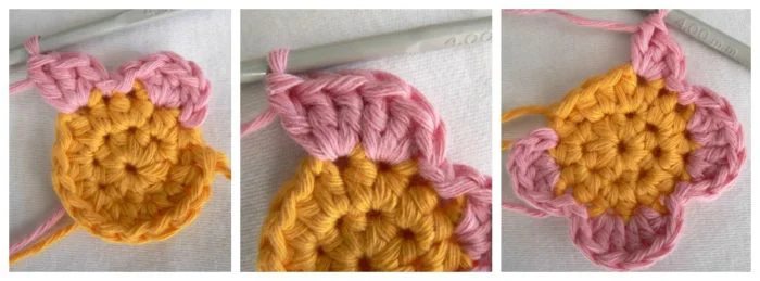 Simple Crochet Flower Lookatwhatimade