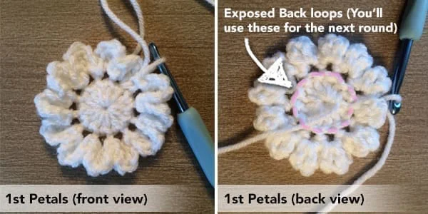 The Never Ending Wildflower | Free Crochet Pattern by Little Monkeys Crochet
