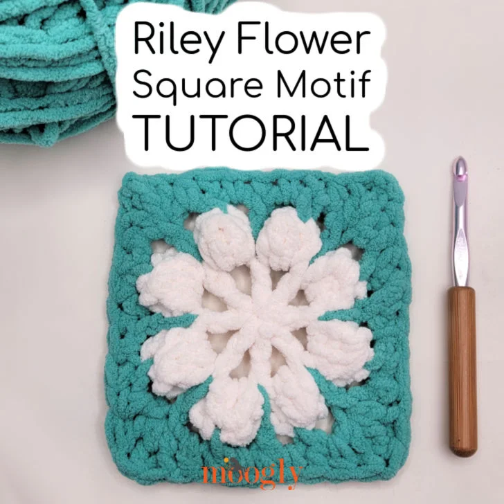 Riley Flower Square Motif Tutorial