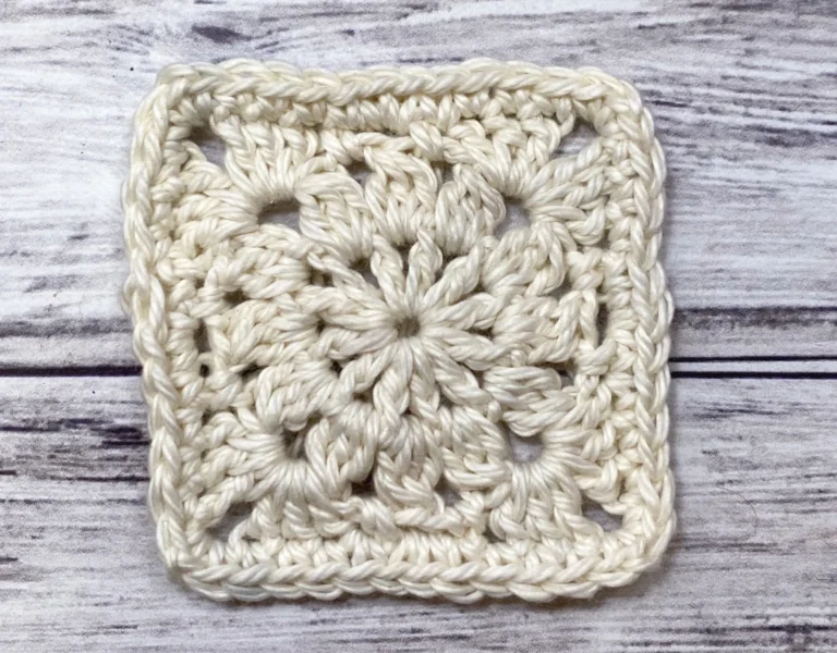 Small Crochet Square Motif