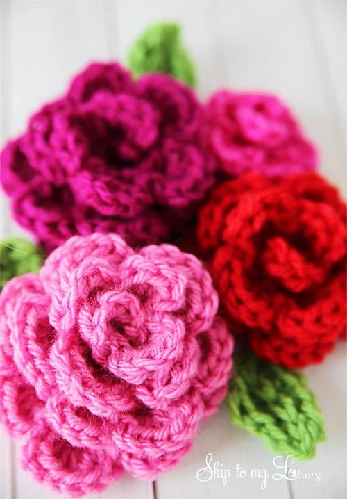 crochet flower DIY