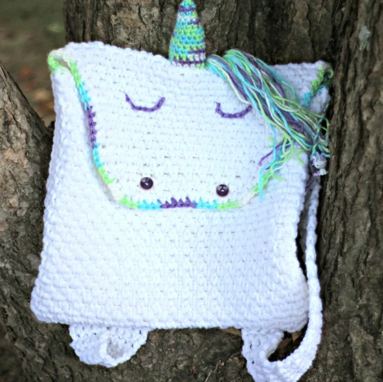 How to Crochet a Unicorn Backpack – Free Pattern