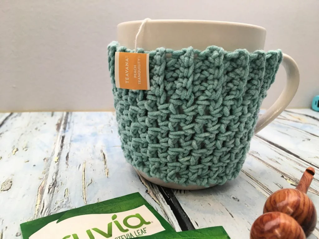 Free Crochet Pattern - Quick and Easy Mug Cozy