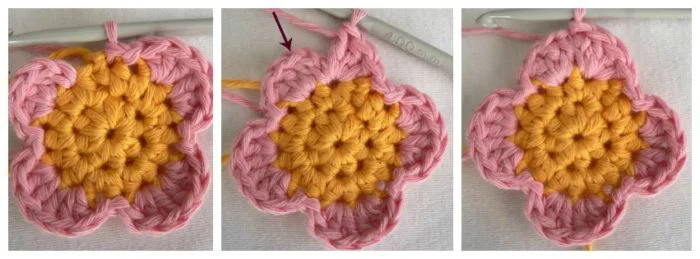 Simple Crochet Flower Lookatwhatimade