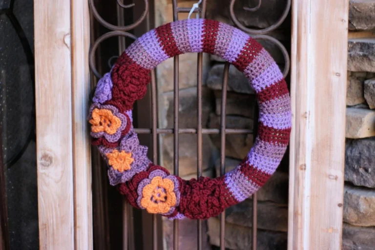 Fall Wreath – Free Crochet Pattern