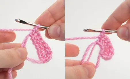 Love Hearts crochet pattern Blog