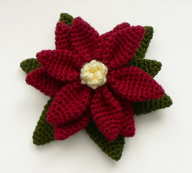 Poinsettia crochet pattern Blog